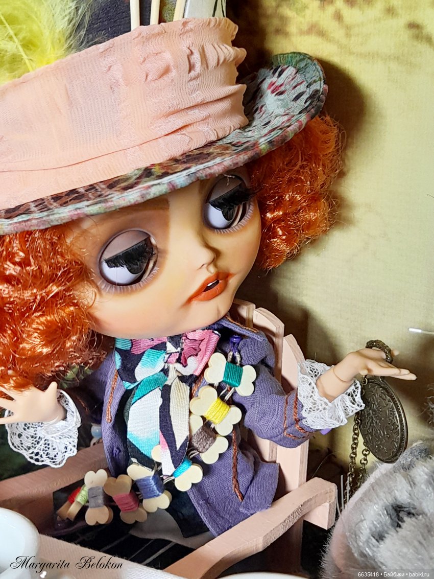 «Безумное чаепитие» — Куклы Blythe (Блайз) ООАК: кастом
