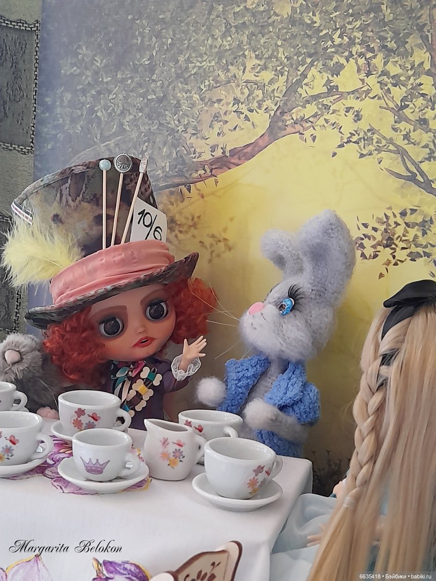 «Безумное чаепитие» — Куклы Blythe (Блайз) ООАК: кастом