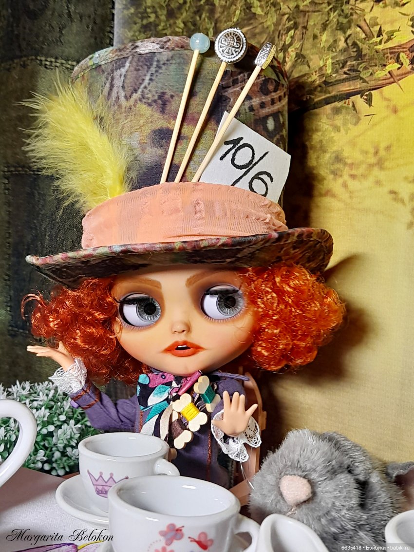 «Безумное чаепитие» — Куклы Blythe (Блайз) ООАК: кастом