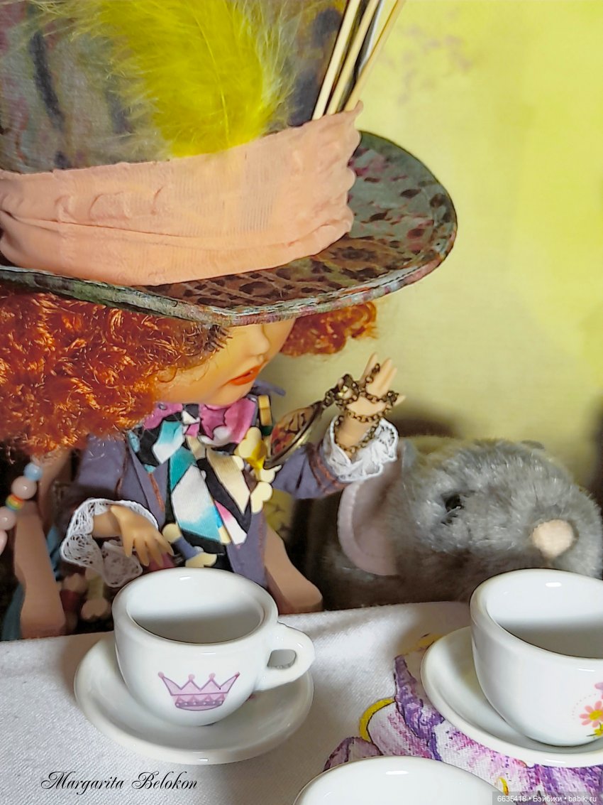 «Безумное чаепитие» — Куклы Blythe (Блайз) ООАК: кастом