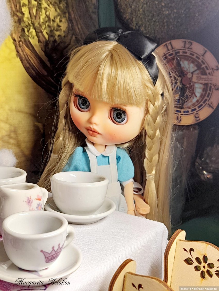 «Безумное чаепитие» — Куклы Blythe (Блайз) ООАК: кастом