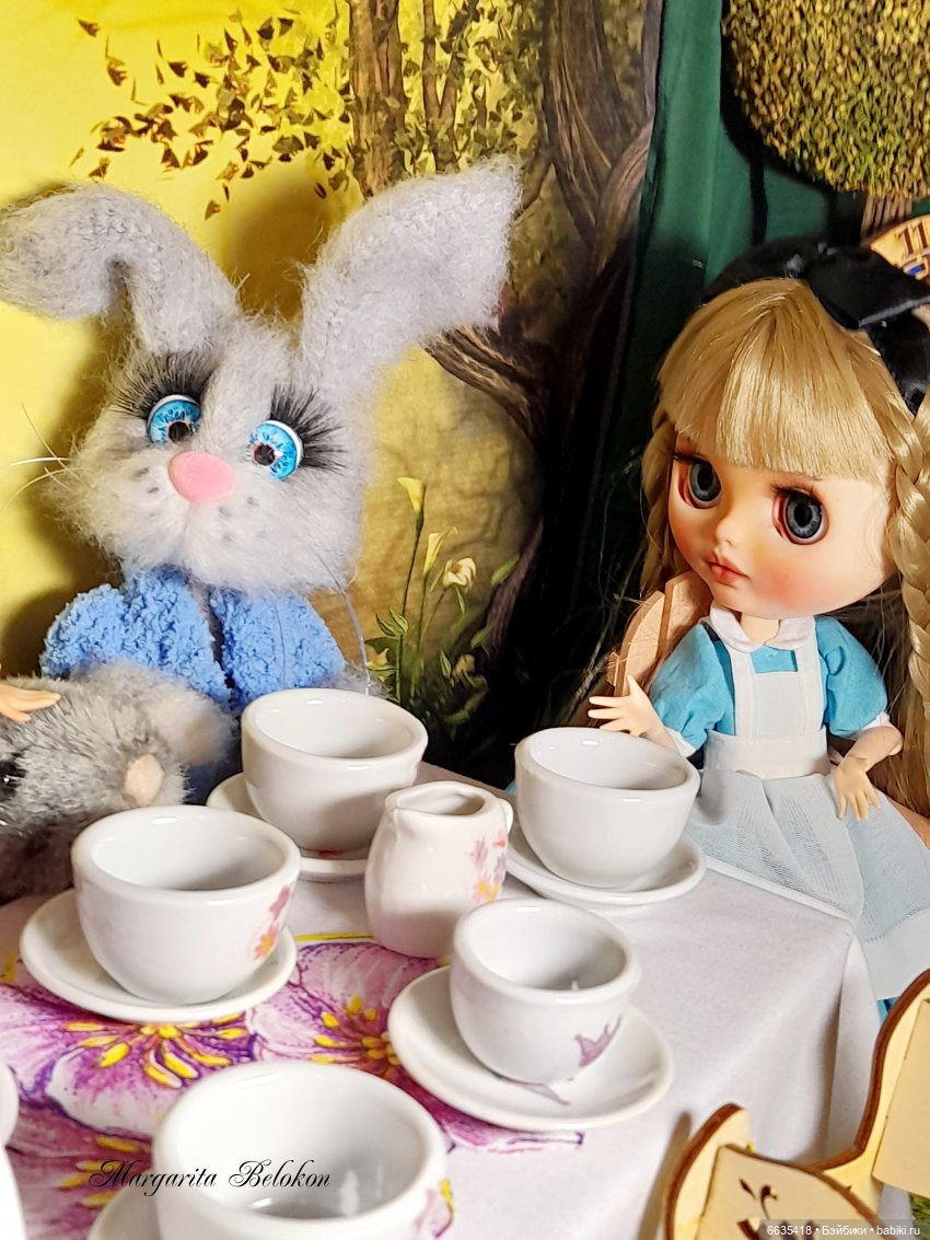 «Безумное чаепитие» — Куклы Blythe (Блайз) ООАК: кастом