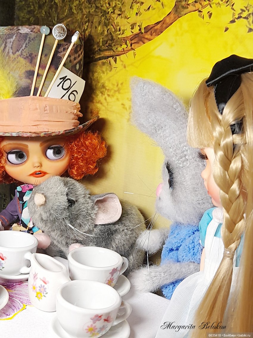 «Безумное чаепитие» — Куклы Blythe (Блайз) ООАК: кастом