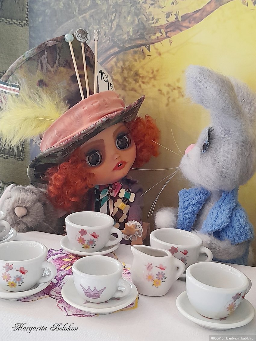 «Безумное чаепитие» — Куклы Blythe (Блайз) ООАК: кастом