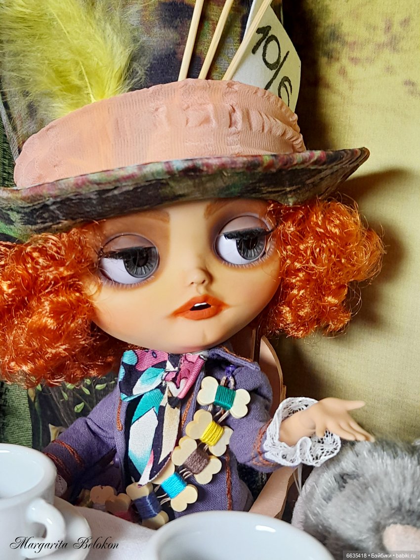 «Безумное чаепитие» — Куклы Blythe (Блайз) ООАК: кастом