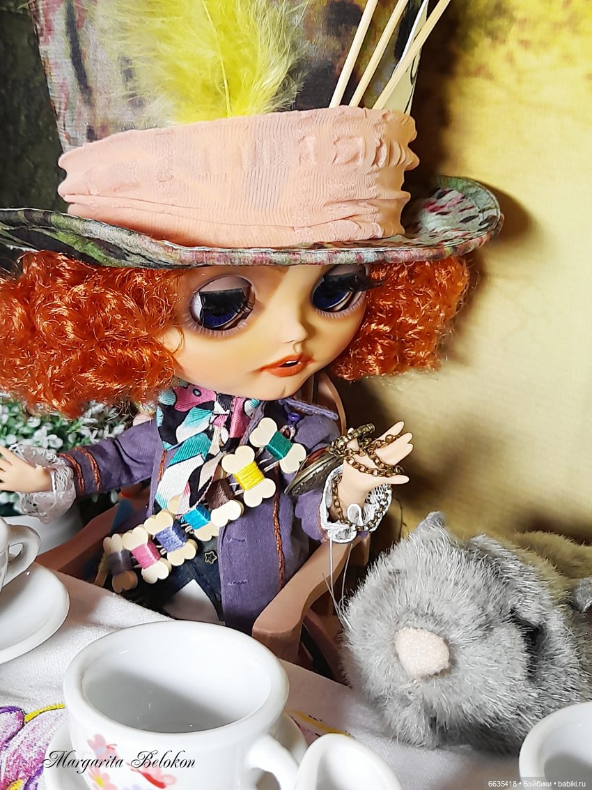 «Безумное чаепитие» — Куклы Blythe (Блайз) ООАК: кастом