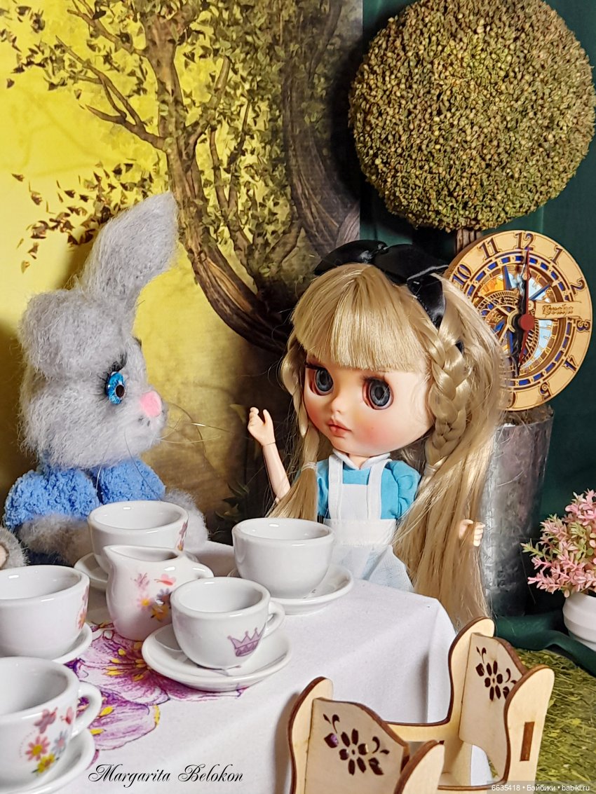 «Безумное чаепитие» — Куклы Blythe (Блайз) ООАК: кастом