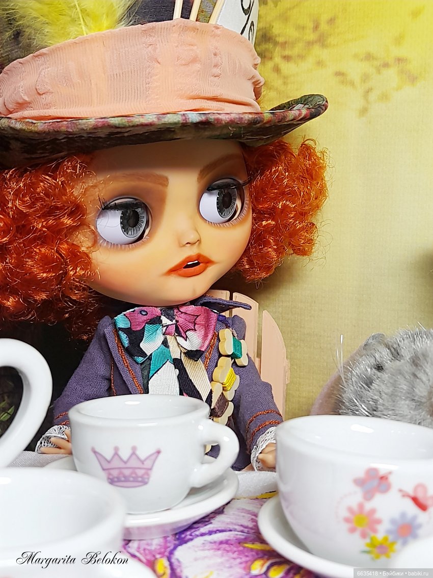 «Безумное чаепитие» — Куклы Blythe (Блайз) ООАК: кастом