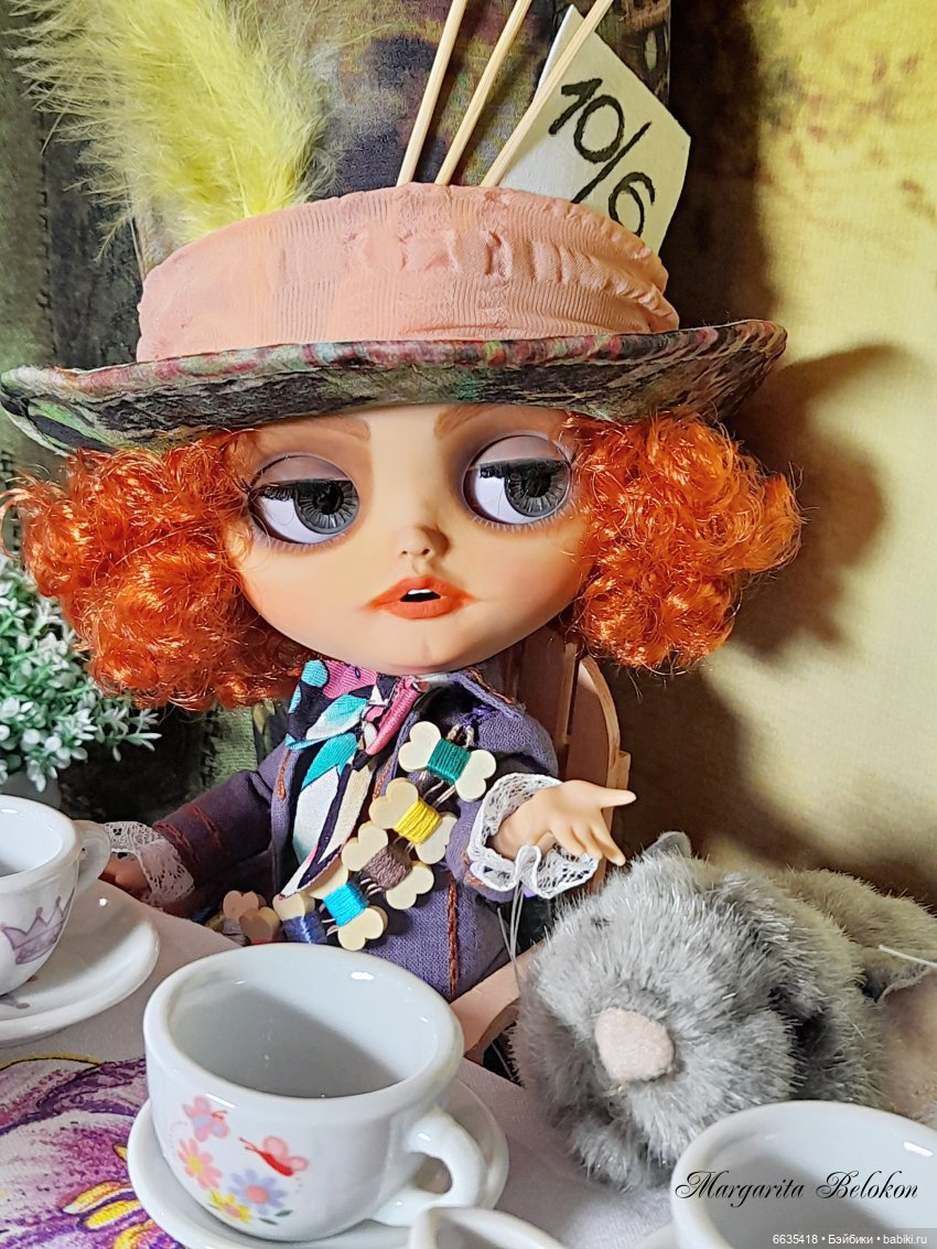 «Безумное чаепитие» — Куклы Blythe (Блайз) ООАК: кастом