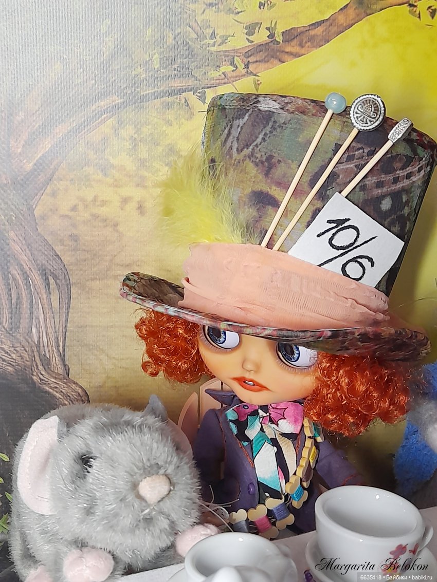 «Безумное чаепитие» — Куклы Blythe (Блайз) ООАК: кастом