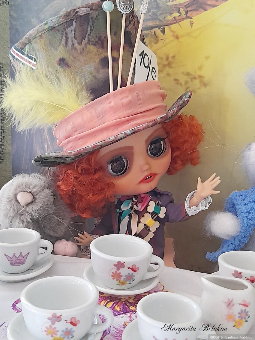 «Безумное чаепитие» — Куклы Blythe (Блайз) ООАК: кастом