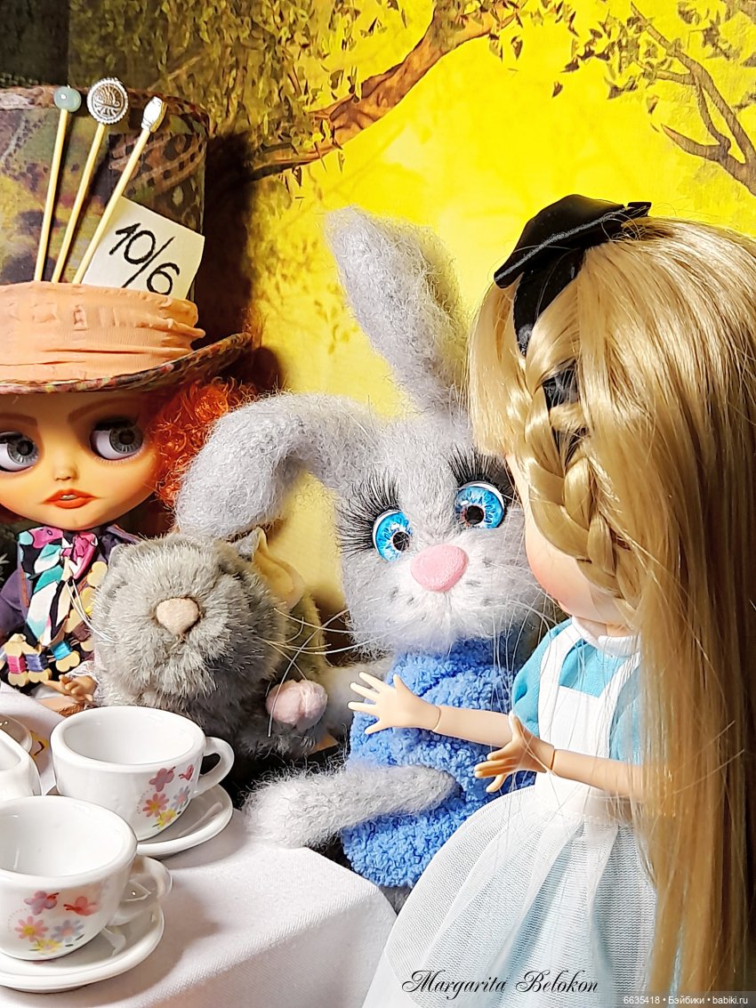 «Безумное чаепитие» — Куклы Blythe (Блайз) ООАК: кастом