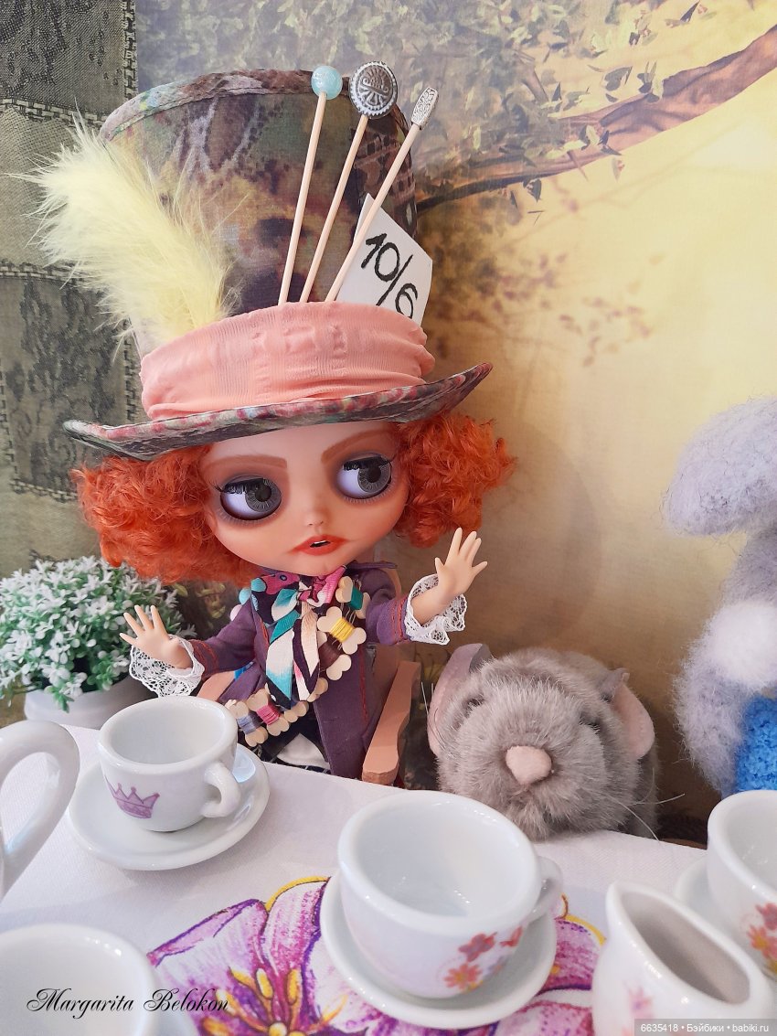 «Безумное чаепитие» — Куклы Blythe (Блайз) ООАК: кастом (фото 4)