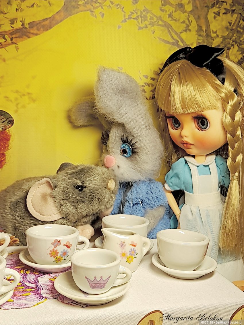 «Безумное чаепитие» — Куклы Blythe (Блайз) ООАК: кастом