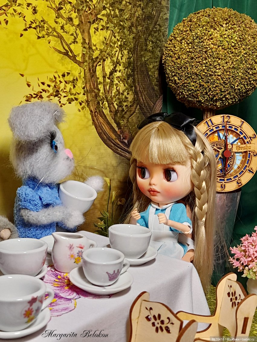 «Безумное чаепитие» — Куклы Blythe (Блайз) ООАК: кастом
