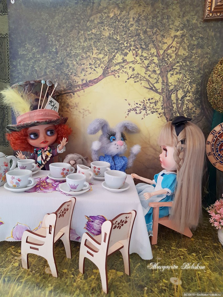 «Безумное чаепитие» — Куклы Blythe (Блайз) ООАК: кастом (фото 8)