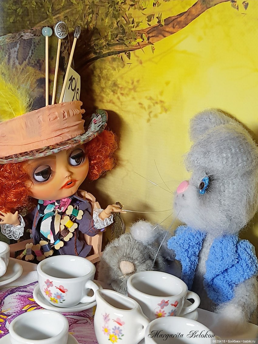«Безумное чаепитие» — Куклы Blythe (Блайз) ООАК: кастом