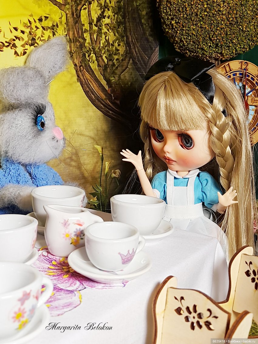 «Безумное чаепитие» — Куклы Blythe (Блайз) ООАК: кастом