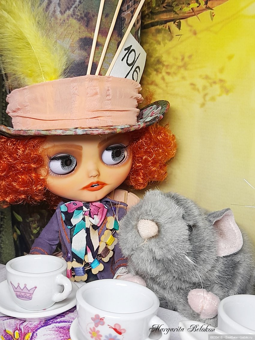 «Безумное чаепитие» — Куклы Blythe (Блайз) ООАК: кастом