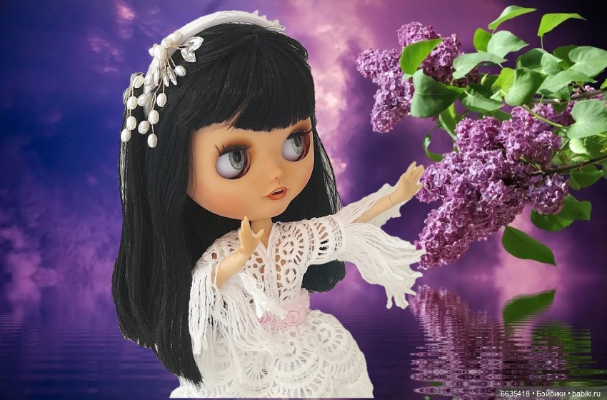 Когда цветёт сирень — Куклы Blythe (Блайз) ООАК: кастом (фото 5)