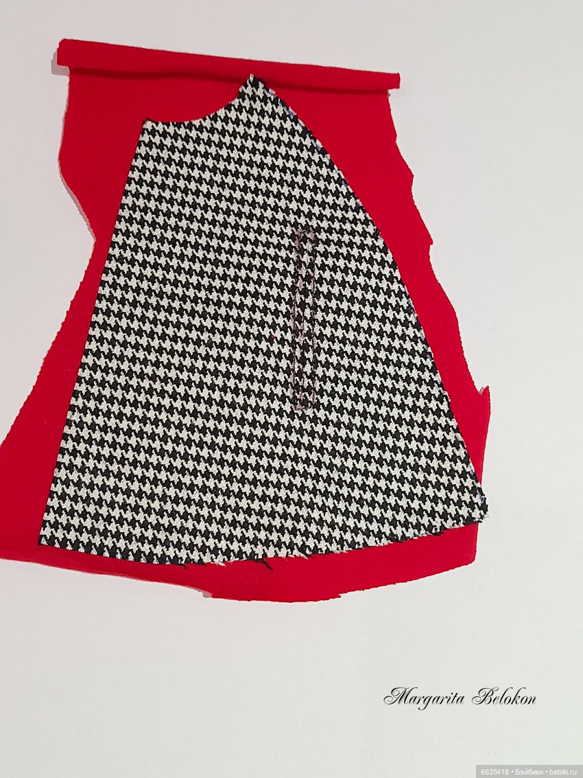 МК «Кейп с подкладкой для кукол Блайз» (фото 6)