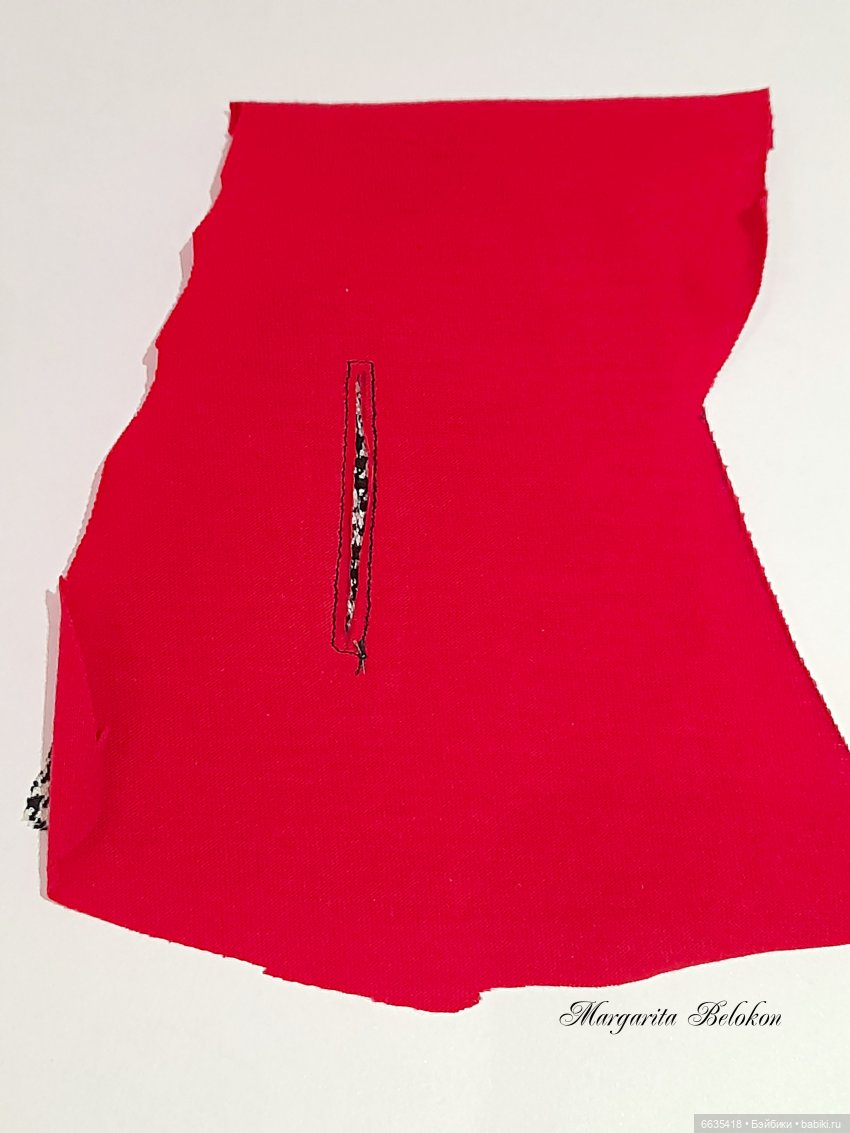 МК «Кейп с подкладкой для кукол Блайз» (фото 7)