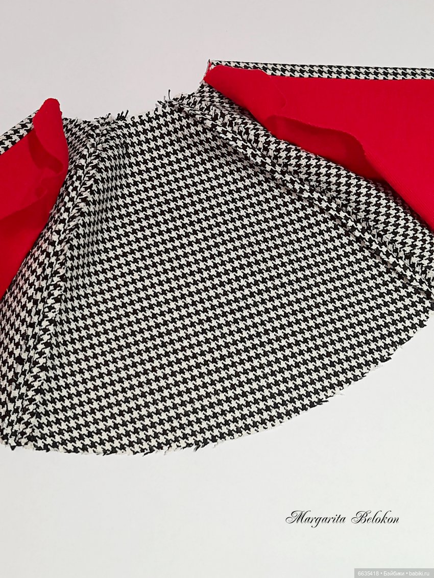 МК «Кейп с подкладкой для кукол Блайз» (фото 10)