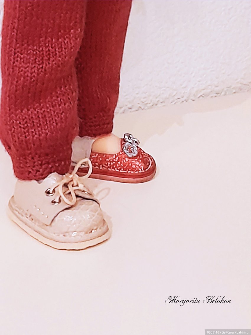 Обувь для моих кукол Паола Рейна на теле БЖД (фото 10)