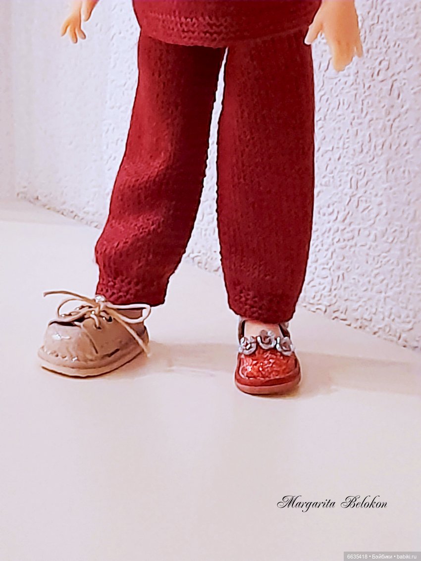 Обувь для моих кукол Паола Рейна на теле БЖД