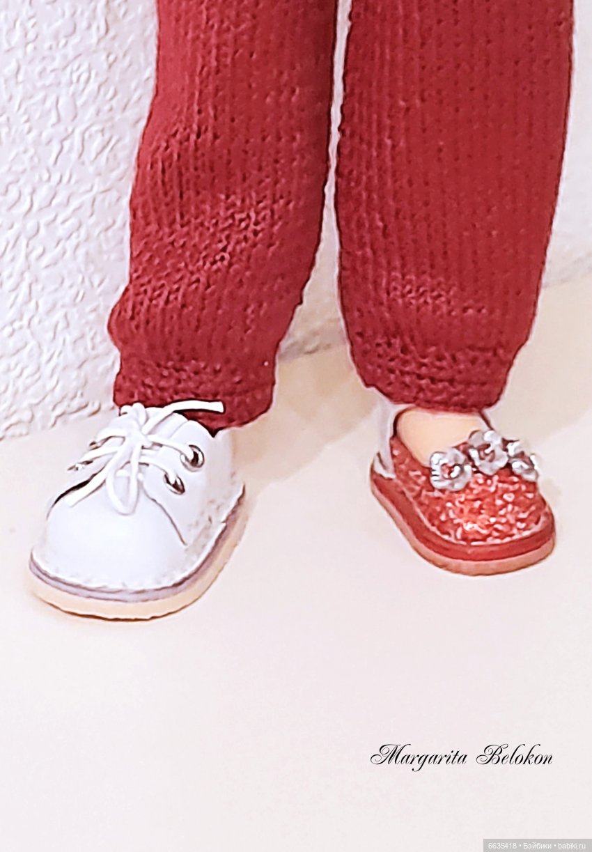 Обувь для моих кукол Паола Рейна на теле БЖД (фото 8)