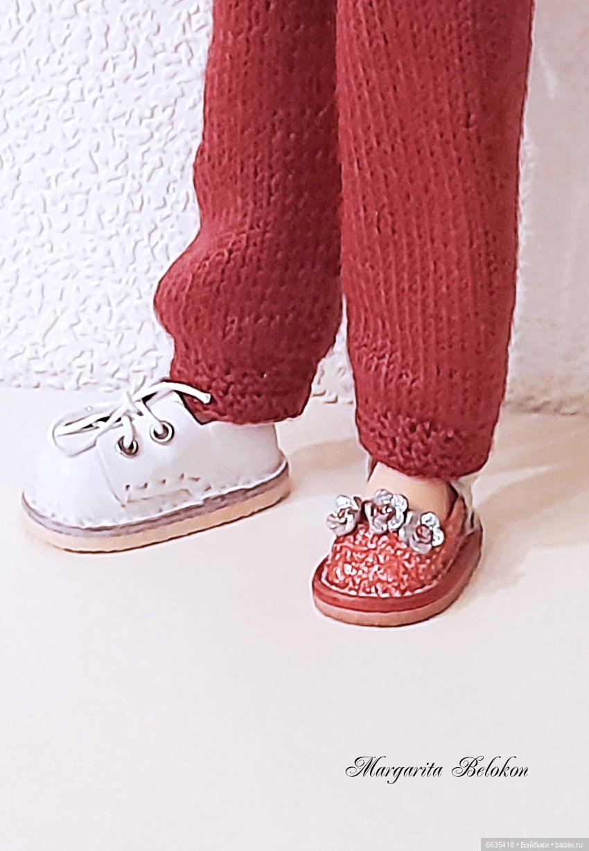 Обувь для моих кукол Паола Рейна на теле БЖД (фото 7)