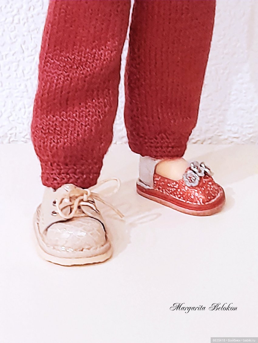 Обувь для моих кукол Паола Рейна на теле БЖД