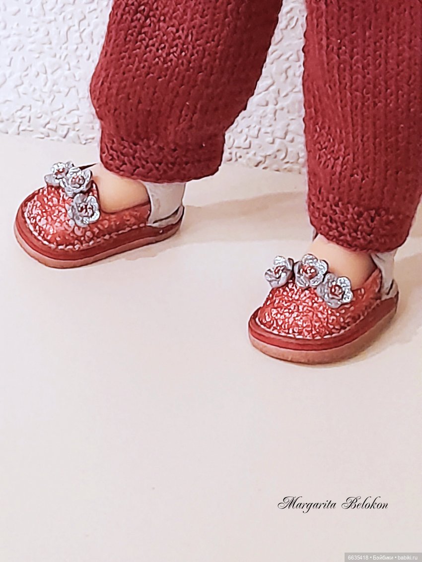 Обувь для моих кукол Паола Рейна на теле БЖД (фото 4)
