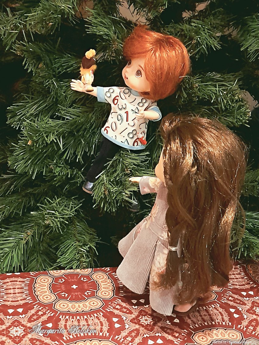 Украшать ёлочку будем все вместе