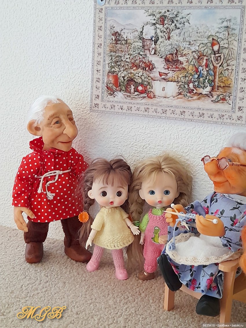 Авторские куклы у меня дома