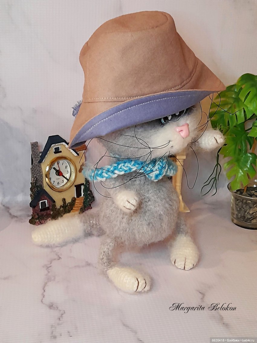 Кот в гостиной — Вязаные игрушки и амигуруми: крючком (фото 8)