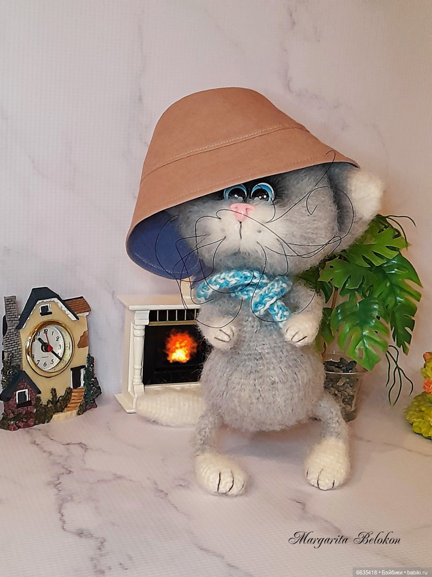 Кот в гостиной — Вязаные игрушки и амигуруми: крючком (фото 9)