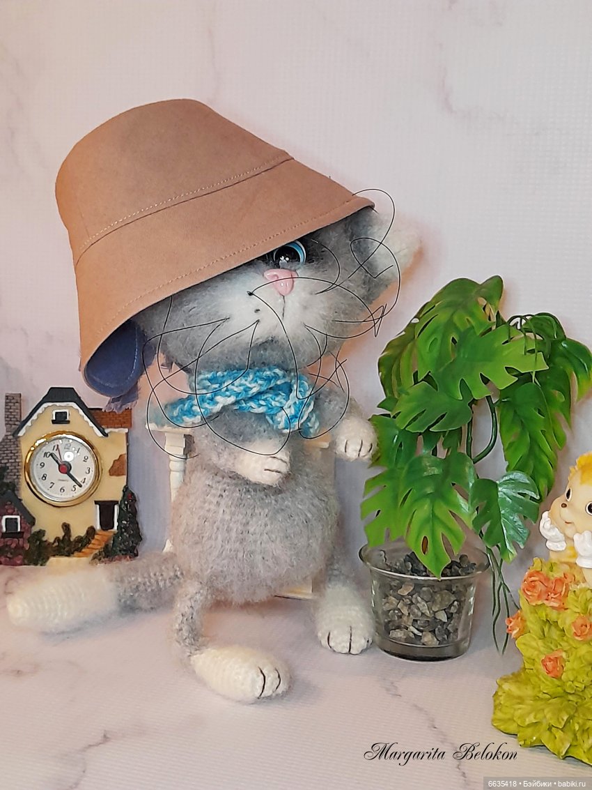 Кот в гостиной — Вязаные игрушки и амигуруми: крючком (фото 5)