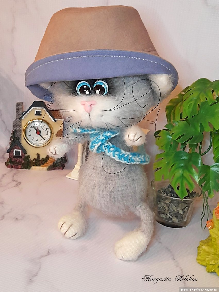 Кот в гостиной — Вязаные игрушки и амигуруми: крючком