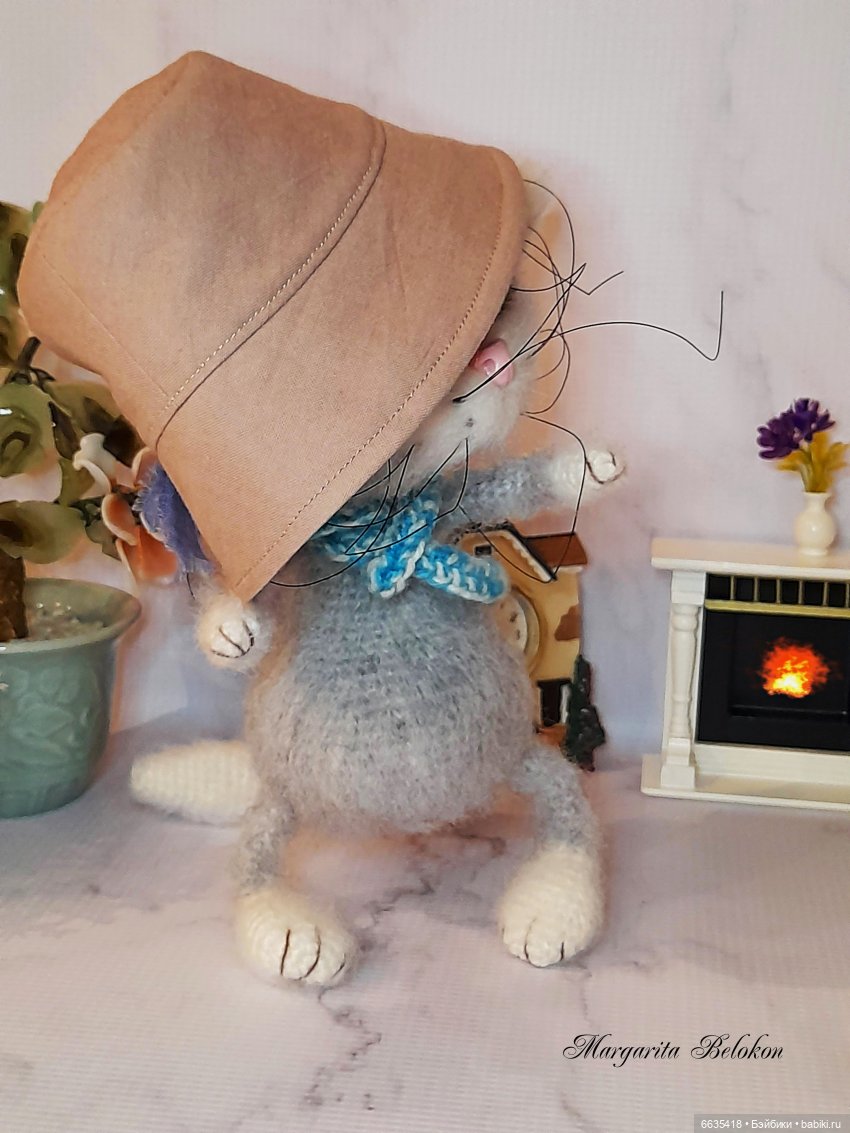 Кот в гостиной — Вязаные игрушки и амигуруми: крючком (фото 7)