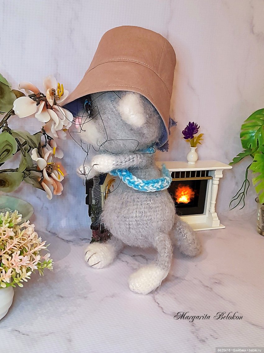 Кот в гостиной — Вязаные игрушки и амигуруми: крючком