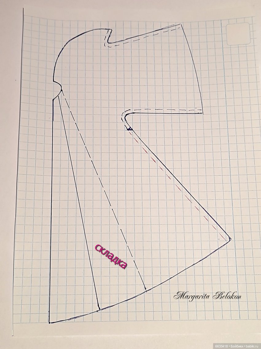 МК «Цельнокроеное болеро с удлинённой спинкой» (фото 6)