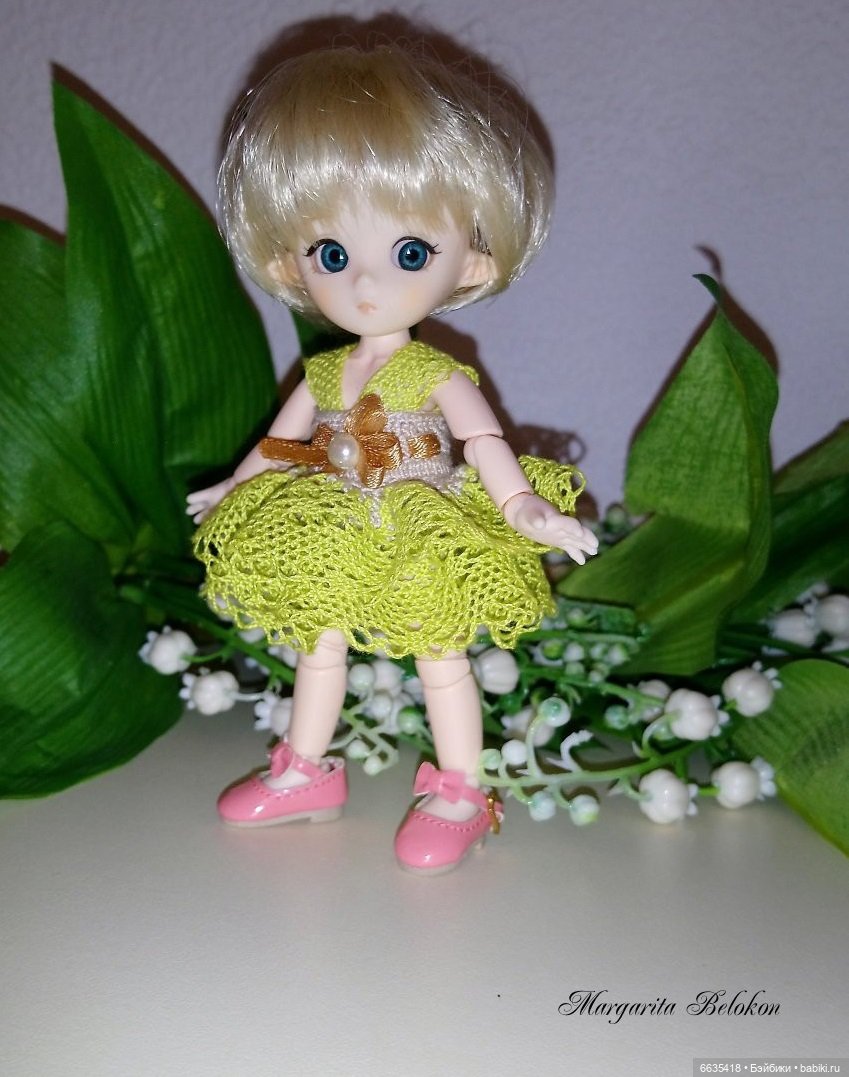 Кружево и гипюр в одежде моих кукол (фото 7)