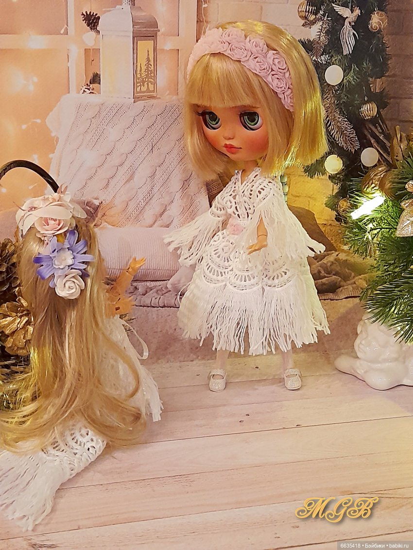 Кружево и гипюр в одежде моих кукол