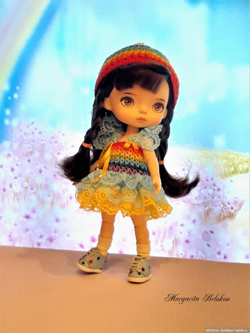 Кружево и гипюр в одежде моих кукол