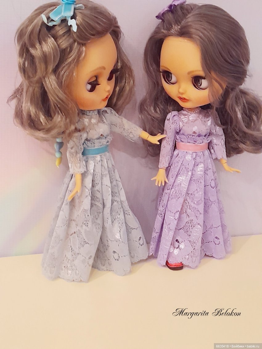 Нарядные платья из кружева для моих кукол (фото 3)