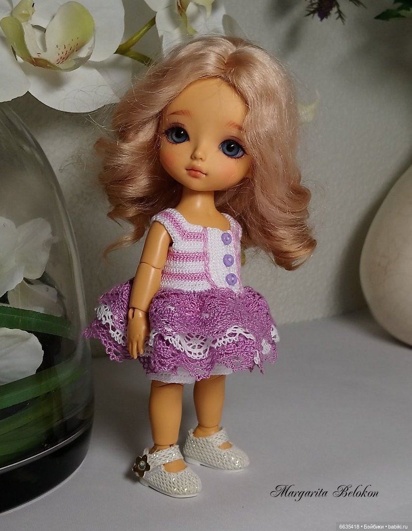 Кружево и гипюр в одежде моих кукол