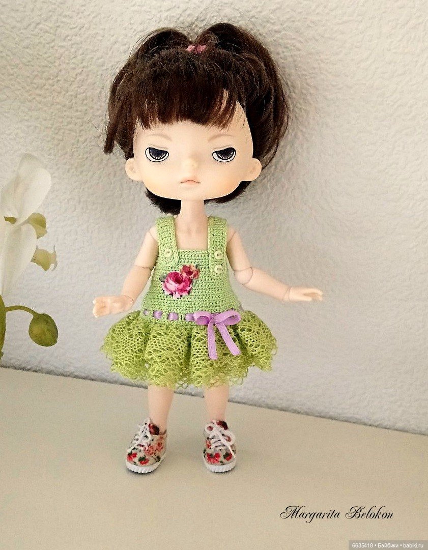 Кружево и гипюр в одежде моих кукол