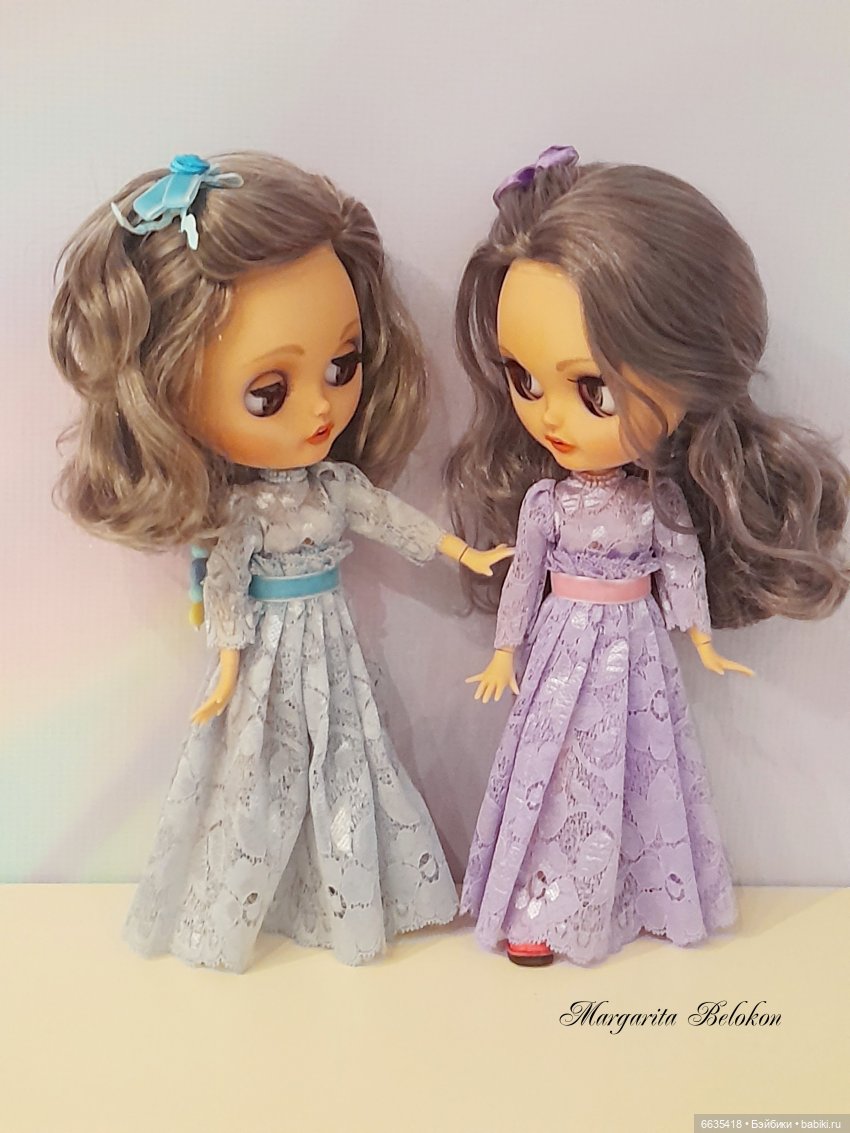 Нарядные платья из кружева для моих кукол (фото 2)