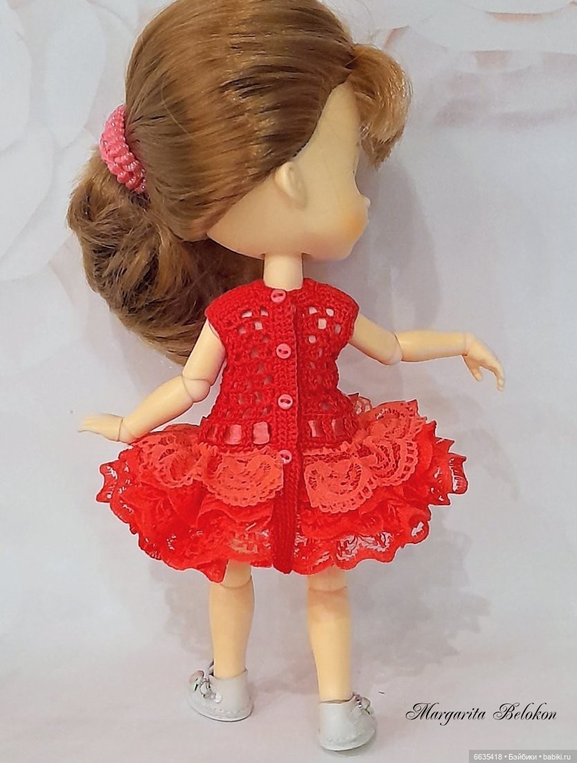 Кружево и гипюр в одежде моих кукол